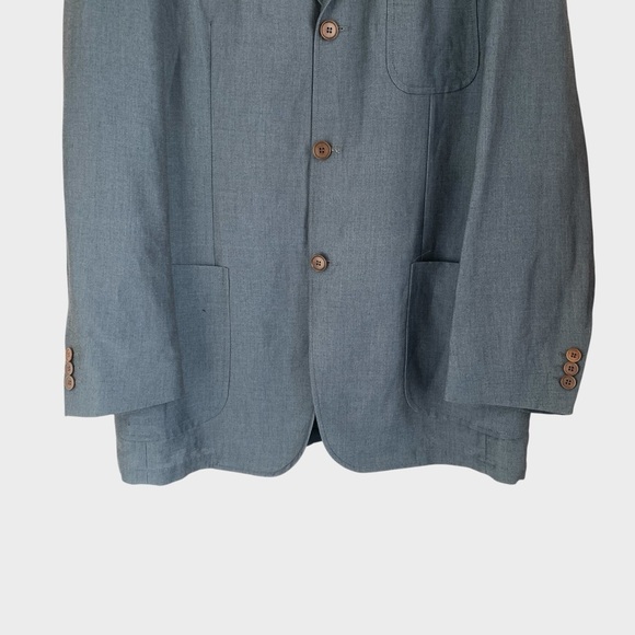 Hugo Boss Linen Sport Coat Blazer - Picture 4 of 6